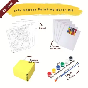 5 in 1 Canvas Painting - Starter Kit