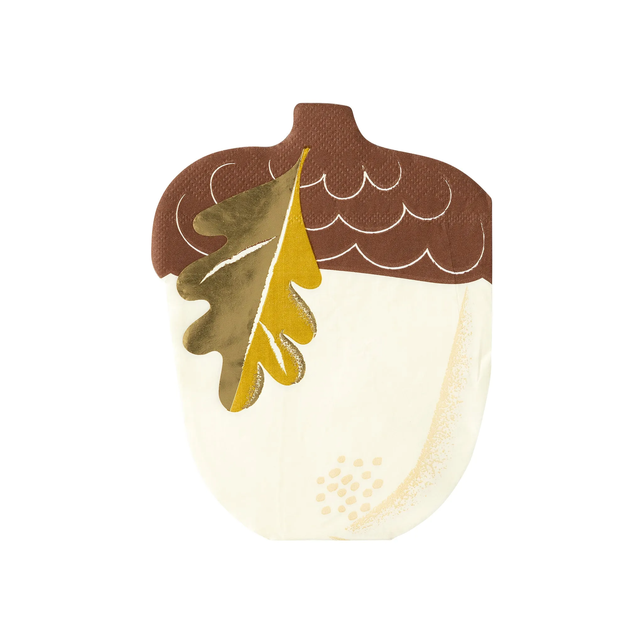 Acorn Shaped Paper Dinner Napkin