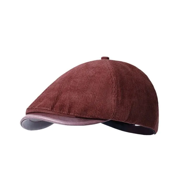 Autumn Winter Retro Corduroy Advance Beret Hat