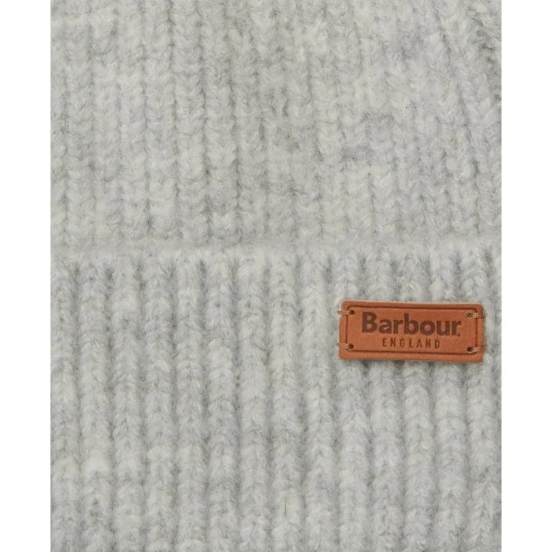 Barbour Chilton Ladies Beanie - Light Grey