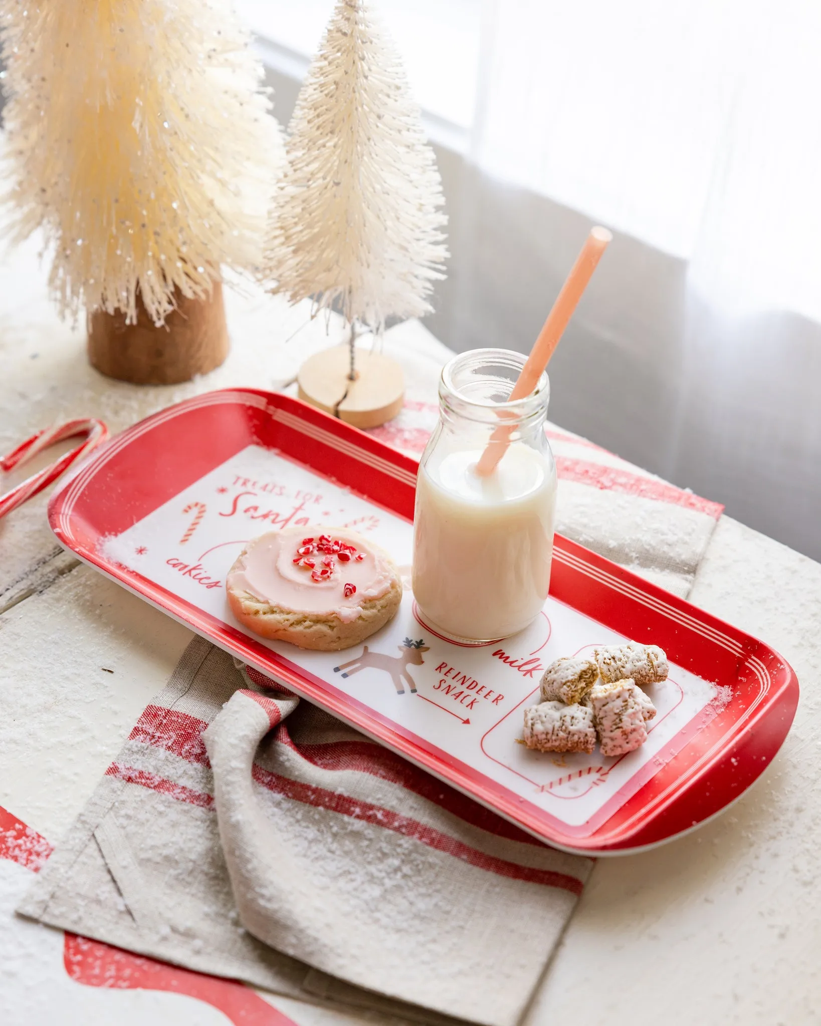 Believe Santa Cookie Mini Melamine Tray