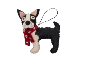 Boston Terrier Christmas decoration