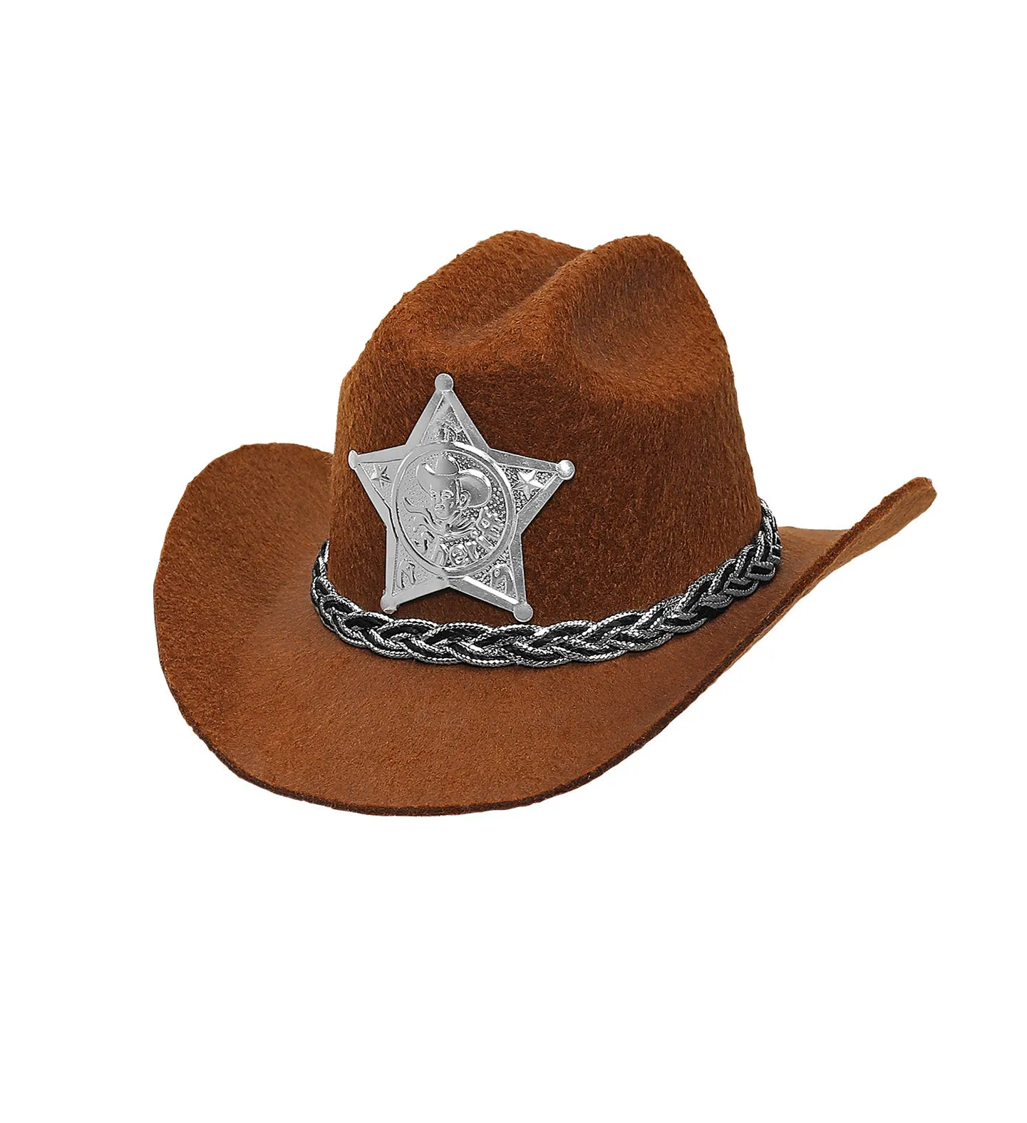 Brown Mini Sheriff Hat