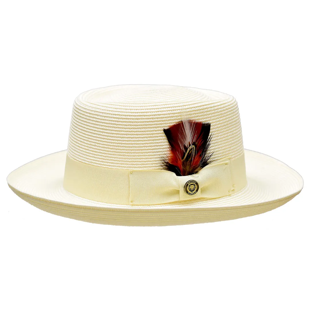 Bruno Capelo Gambler Wide Brim Straw Gambler