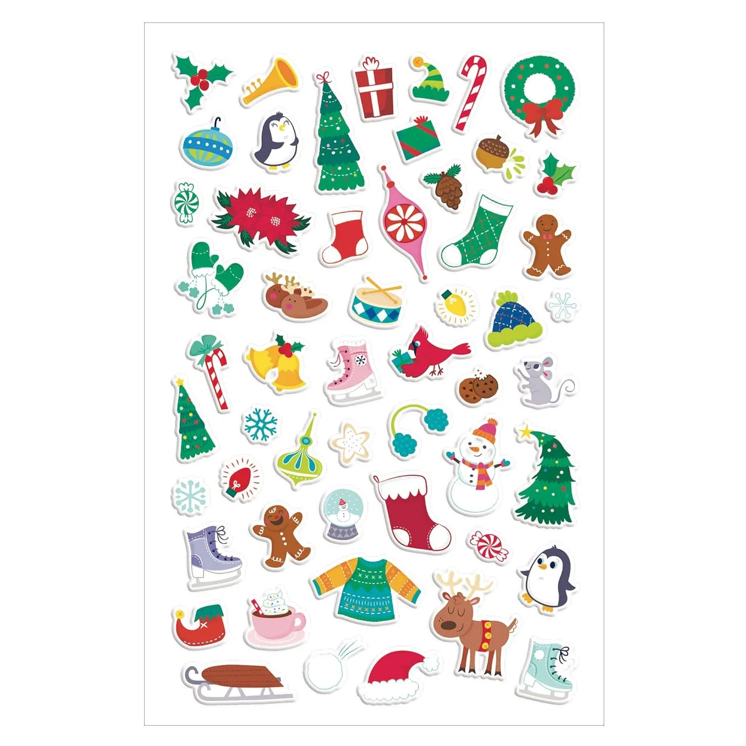 Christmas Hidden Pictures Puffy Sticker Playscenes