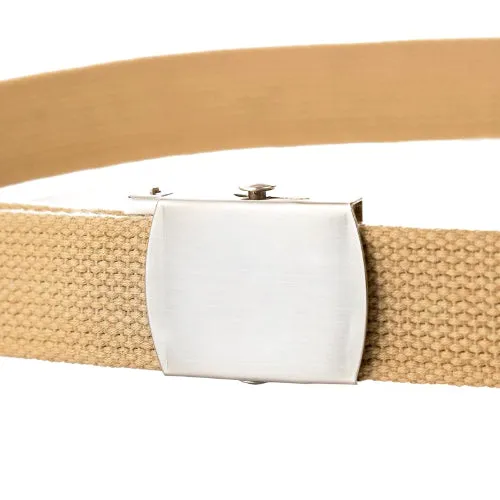 Classy Men Web Belt Beige