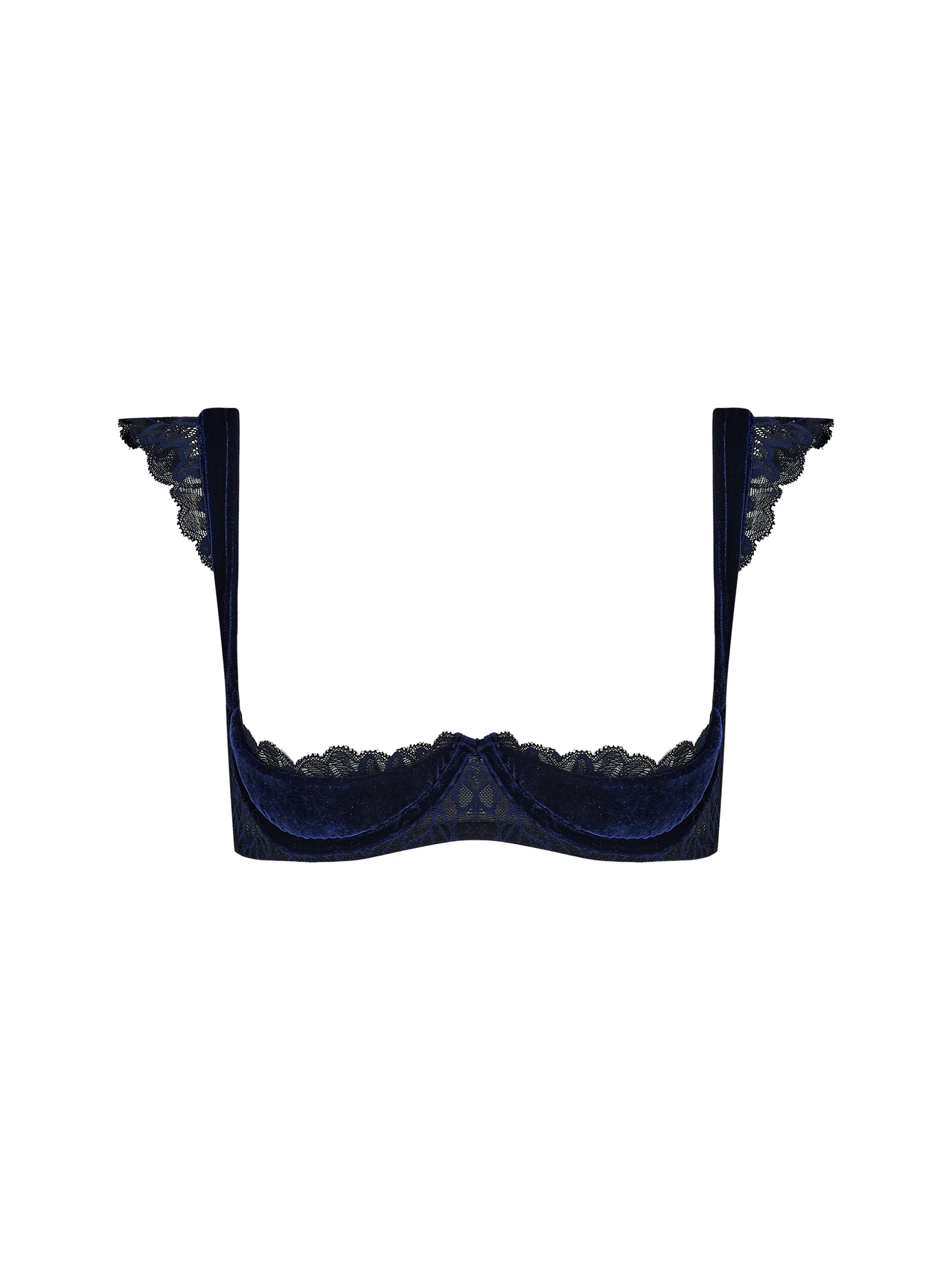 Sapphire Coco de Mer Azzurra Quarter Cup Bra: Modifiers-Optimized