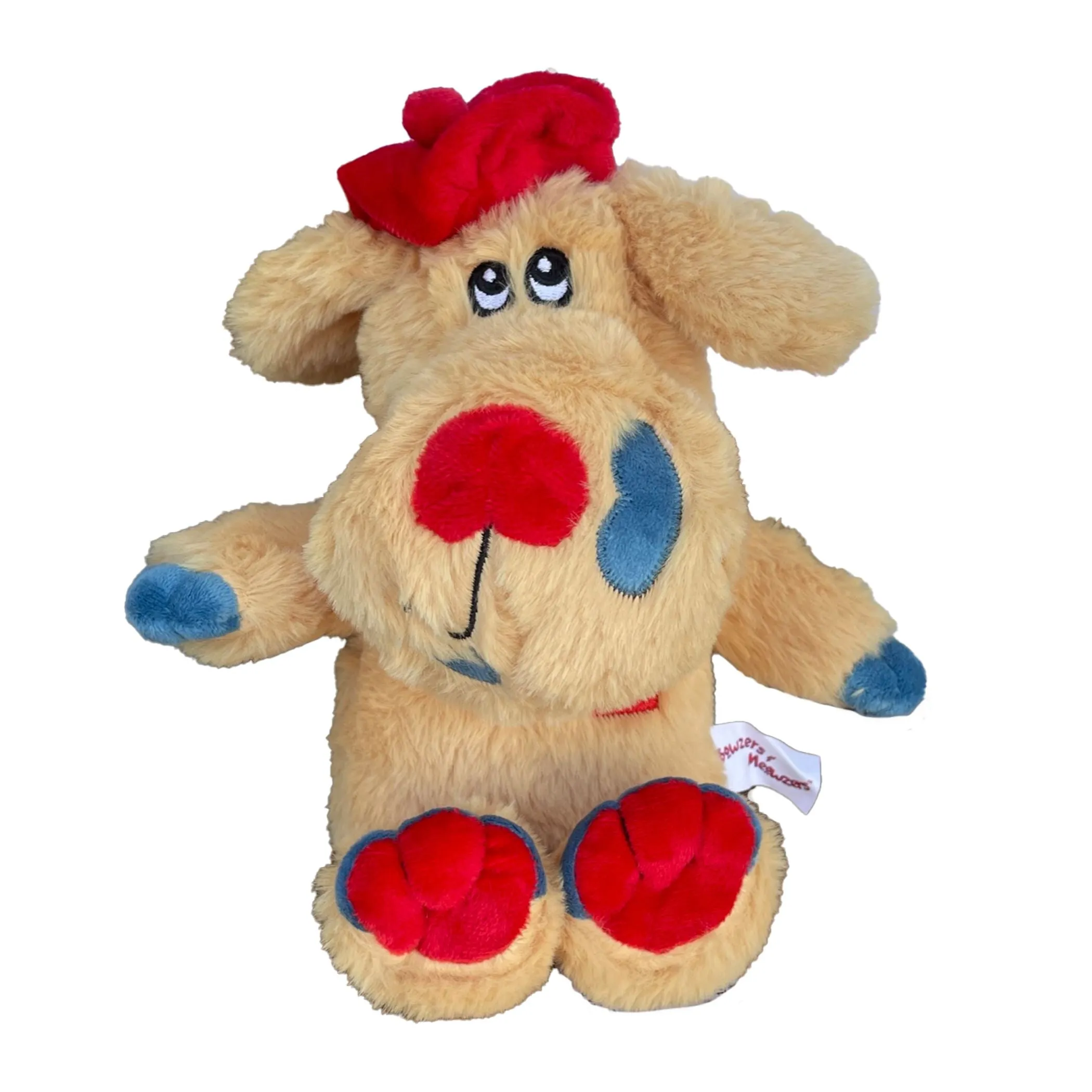 Cookie Beaucoup: Large Plush Squeaky Pet Toy with Crinkle Ears from Bowzers and Meowzers Collection™