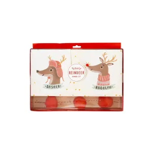 Dear Rudolph Reindeer Banner Set