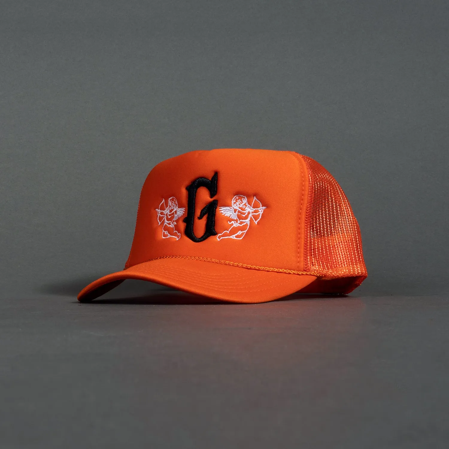 G Angel Trucker Hat - Orange