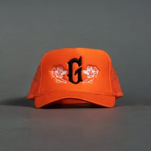 G Angel Trucker Hat - Orange