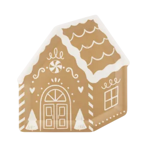 Gingerbread House 9" Plate