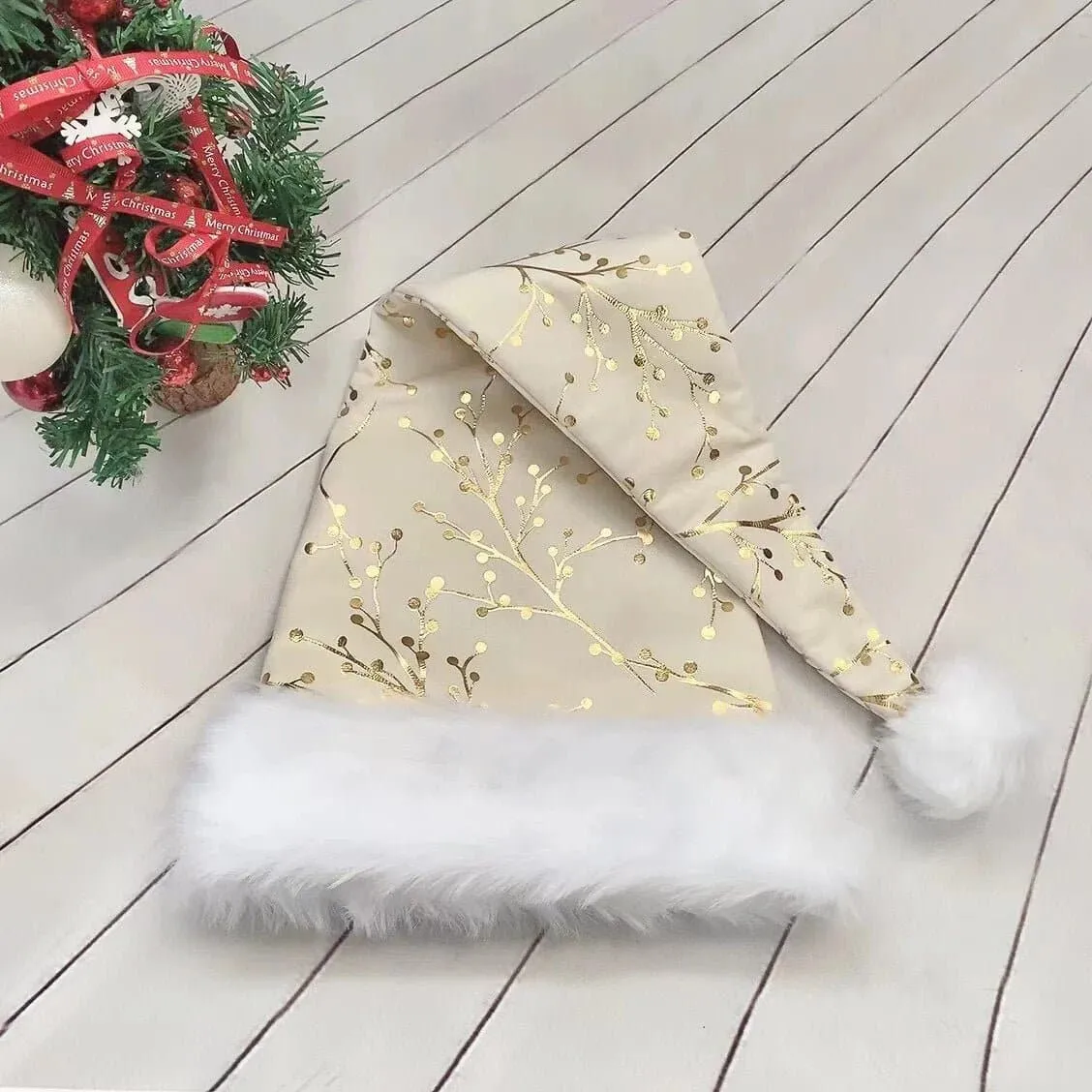 Gold Christmas Hat