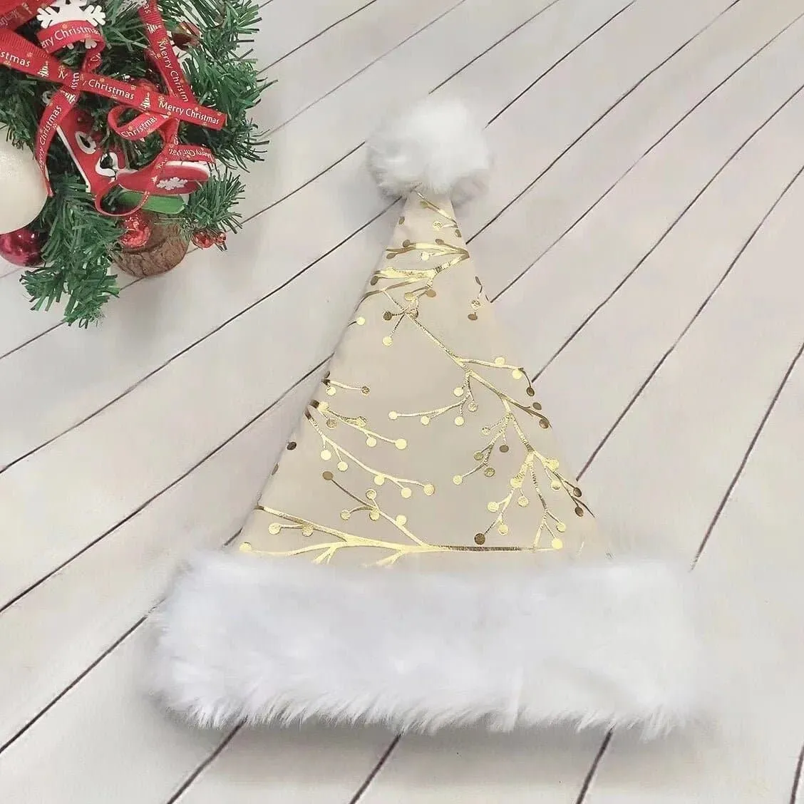 Gold Christmas Hat