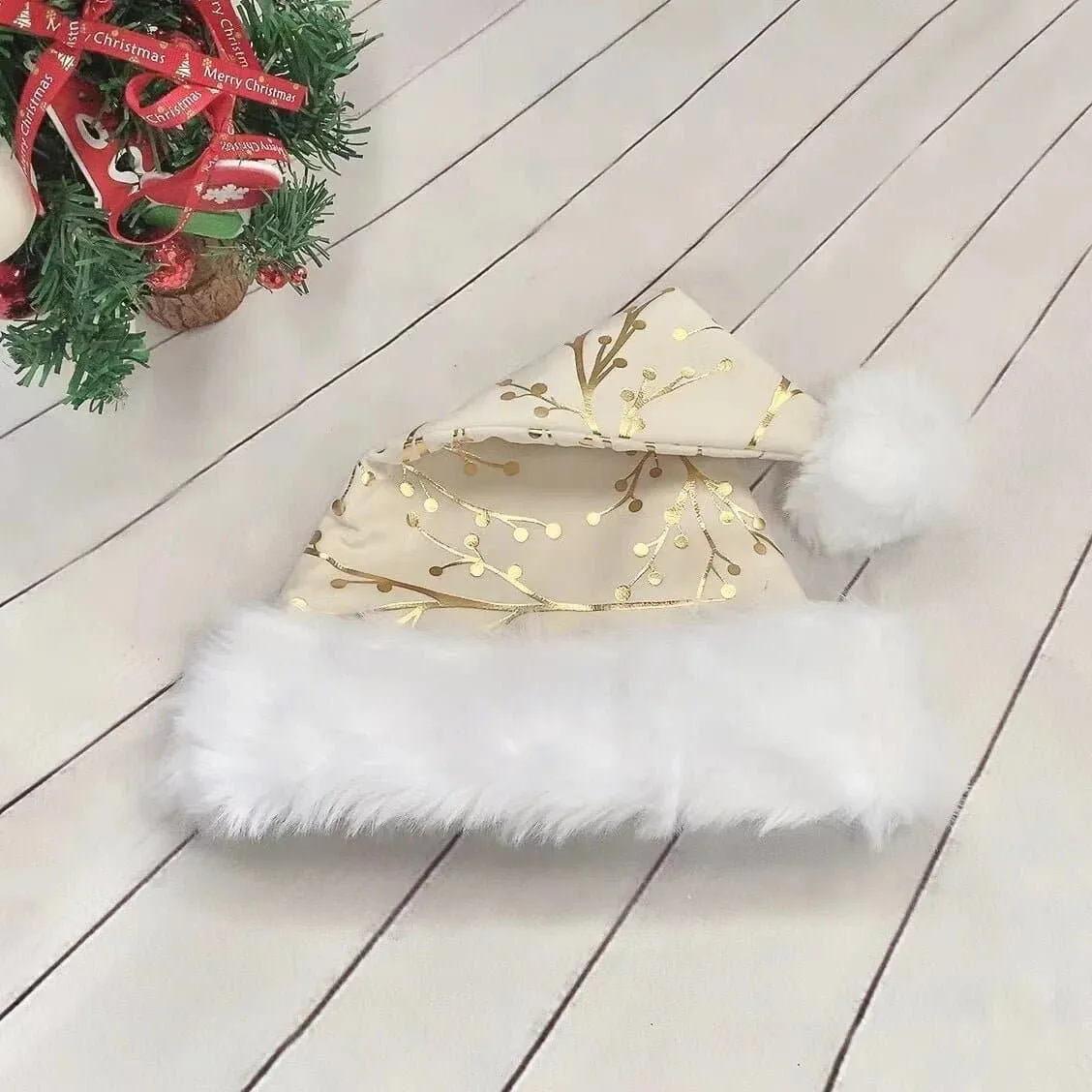 Gold Christmas Hat