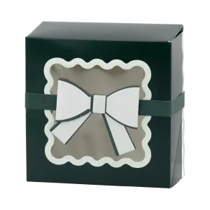 Green Bow Ric Rac Cookie Box