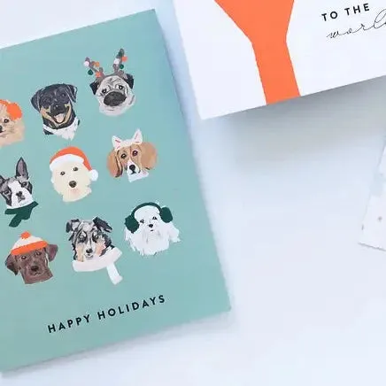 Holiday Dogs Card