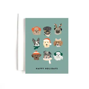 Holiday Dogs Card