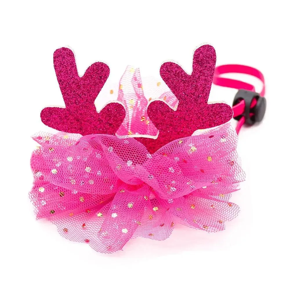 Holiday Reindeer Pet Hat & Bandana Set