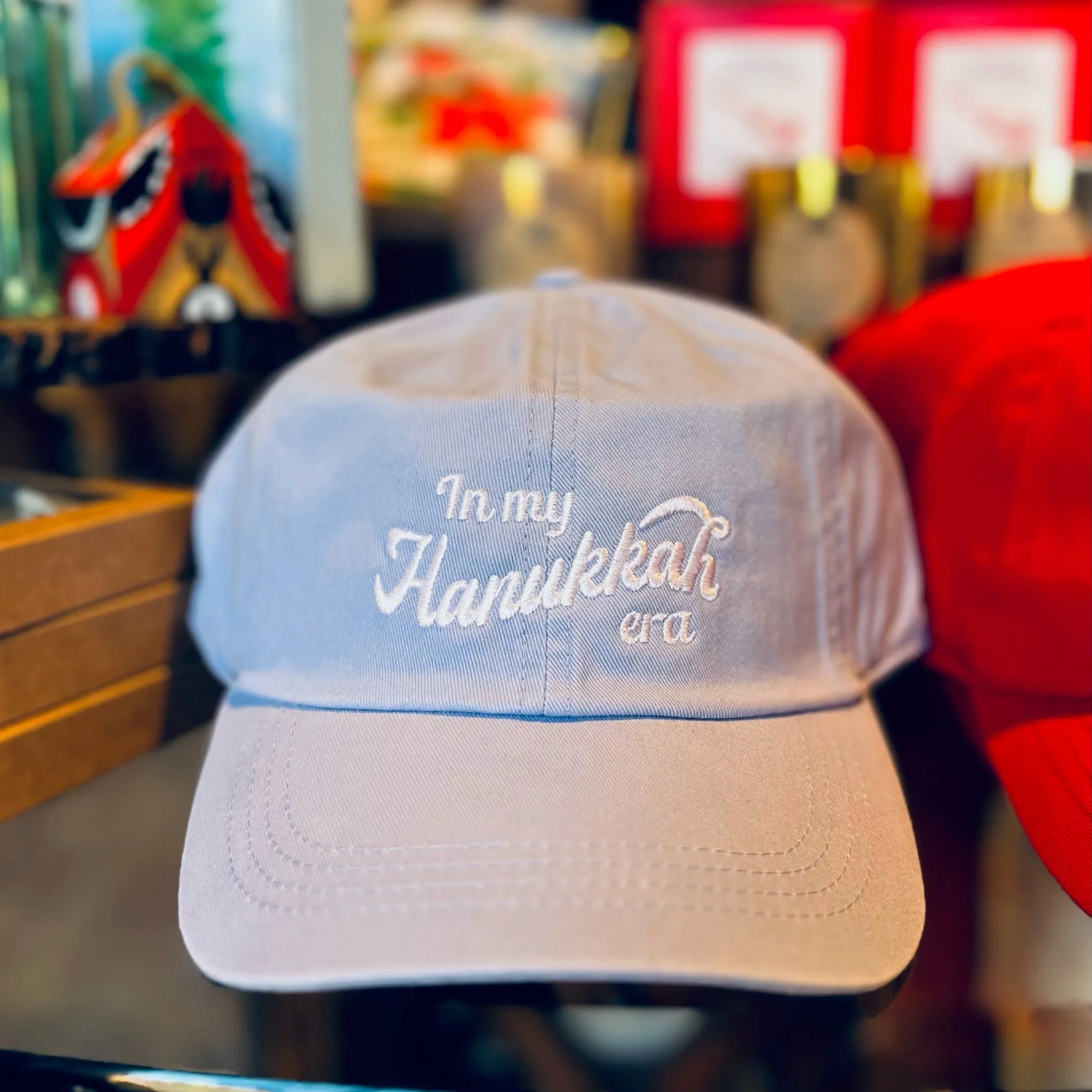 Holiday Themed Embroidered Hats