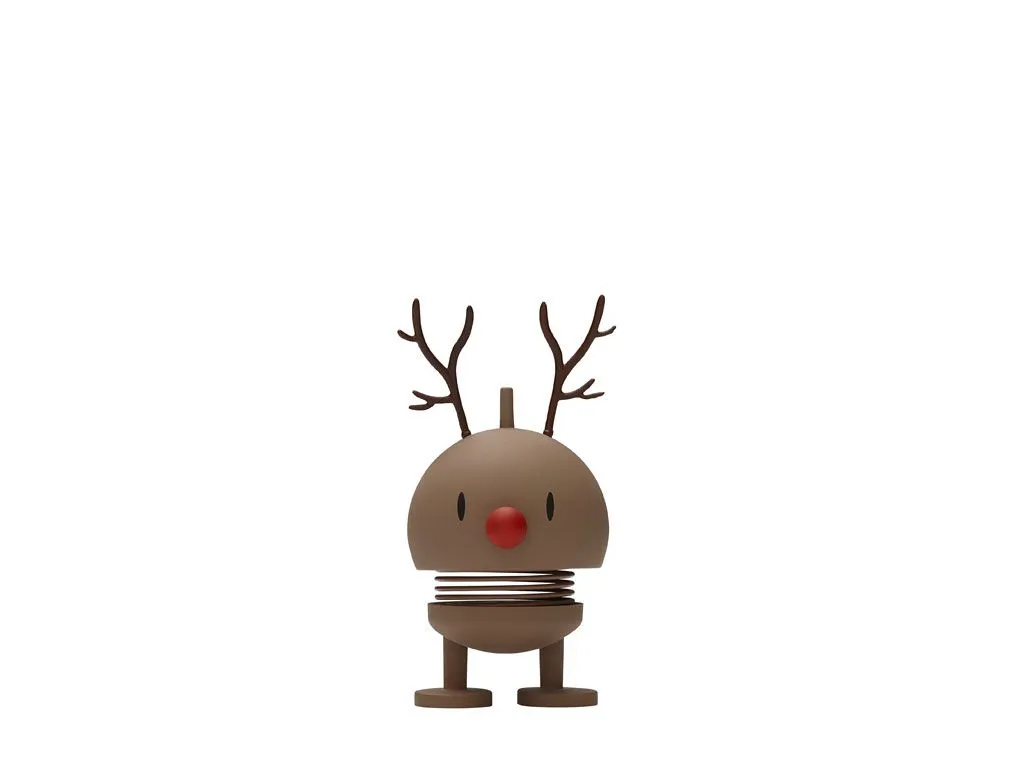 Hoptimist Soft Reindeer Bumble in Choko