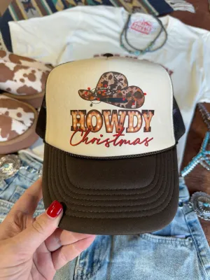 Marquee Howdy Christmas Trucker Hat