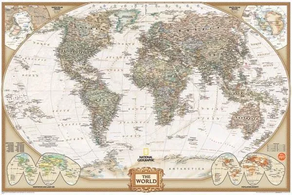 National Geographic World Map