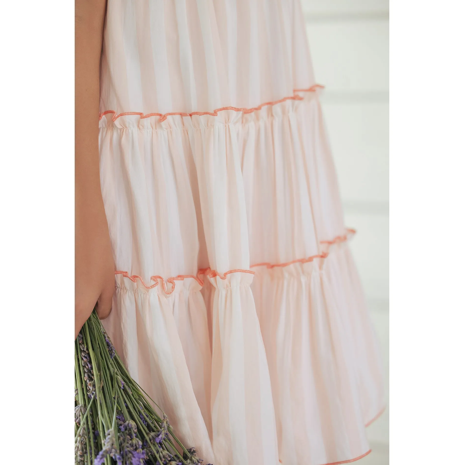 Peach Fuzz Summer Party Dress