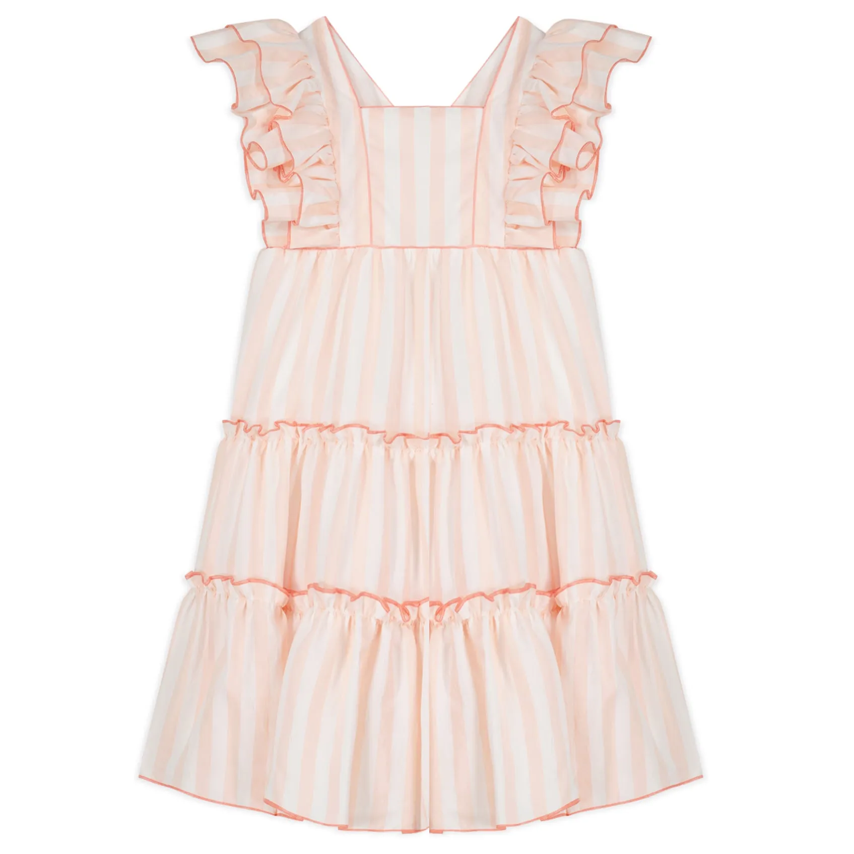 Peach Fuzz Summer Party Dress