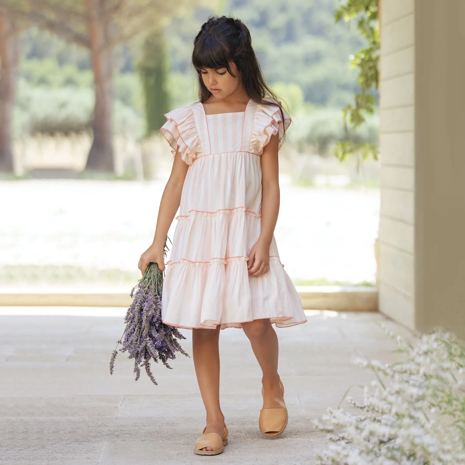 Peach Fuzz Summer Party Dress