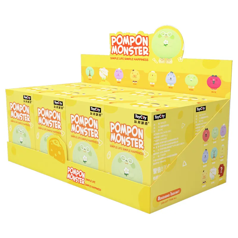 Pompon Monster Simple Life Series Blind Box by Toy City