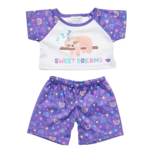 Rainbow Sloth Pyjama Set