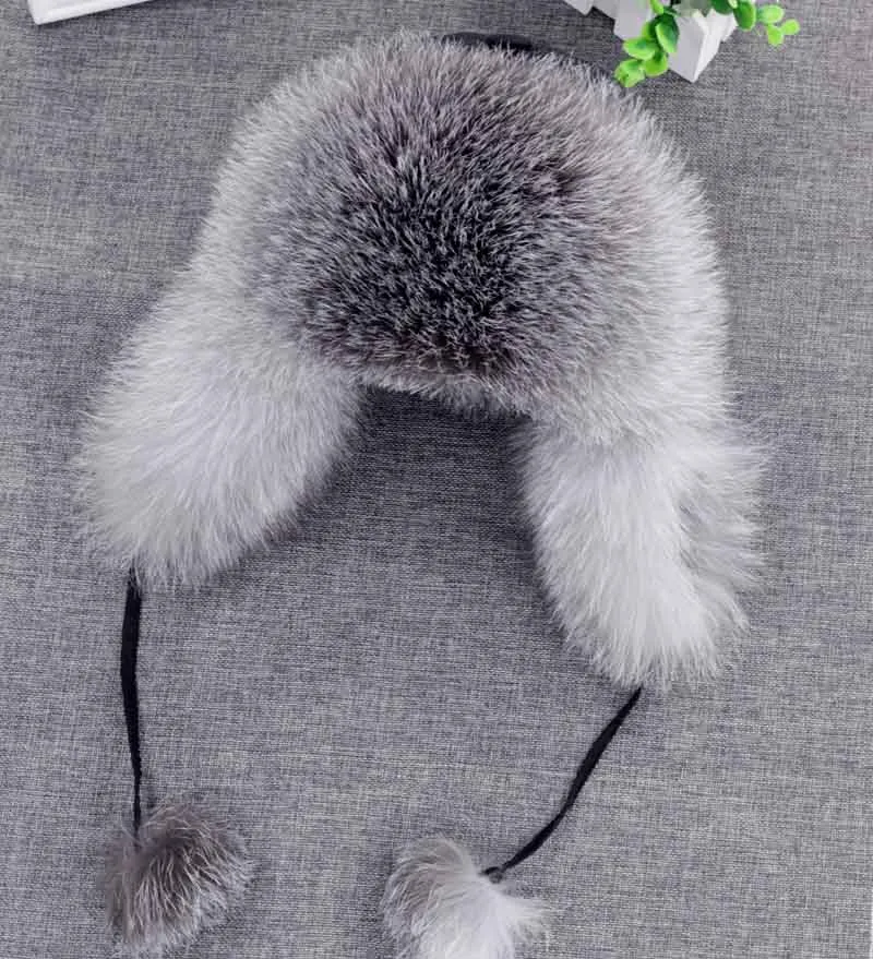 Russian Aviator Bomber Hat - Fur Winter Headgear for Men and Women