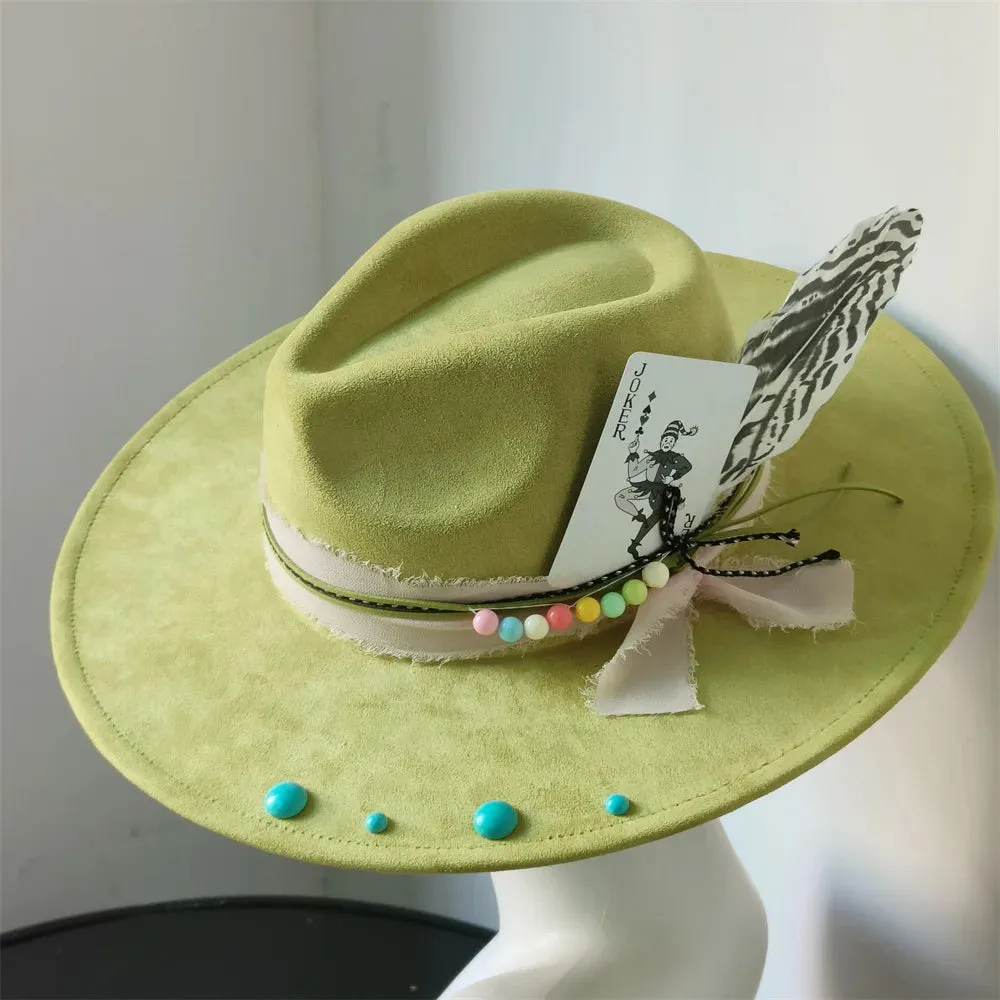 TEEK - Retro Suede Fedora Hat