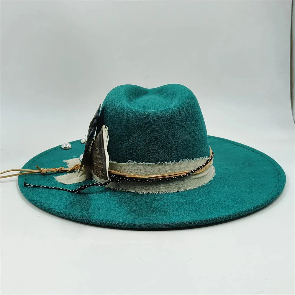 TEEK - Retro Suede Fedora Hat