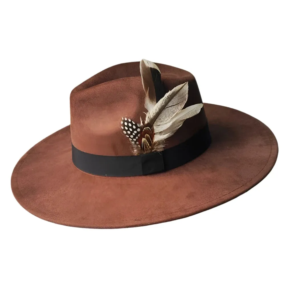 TEEK - Retro Suede Fedora Hat