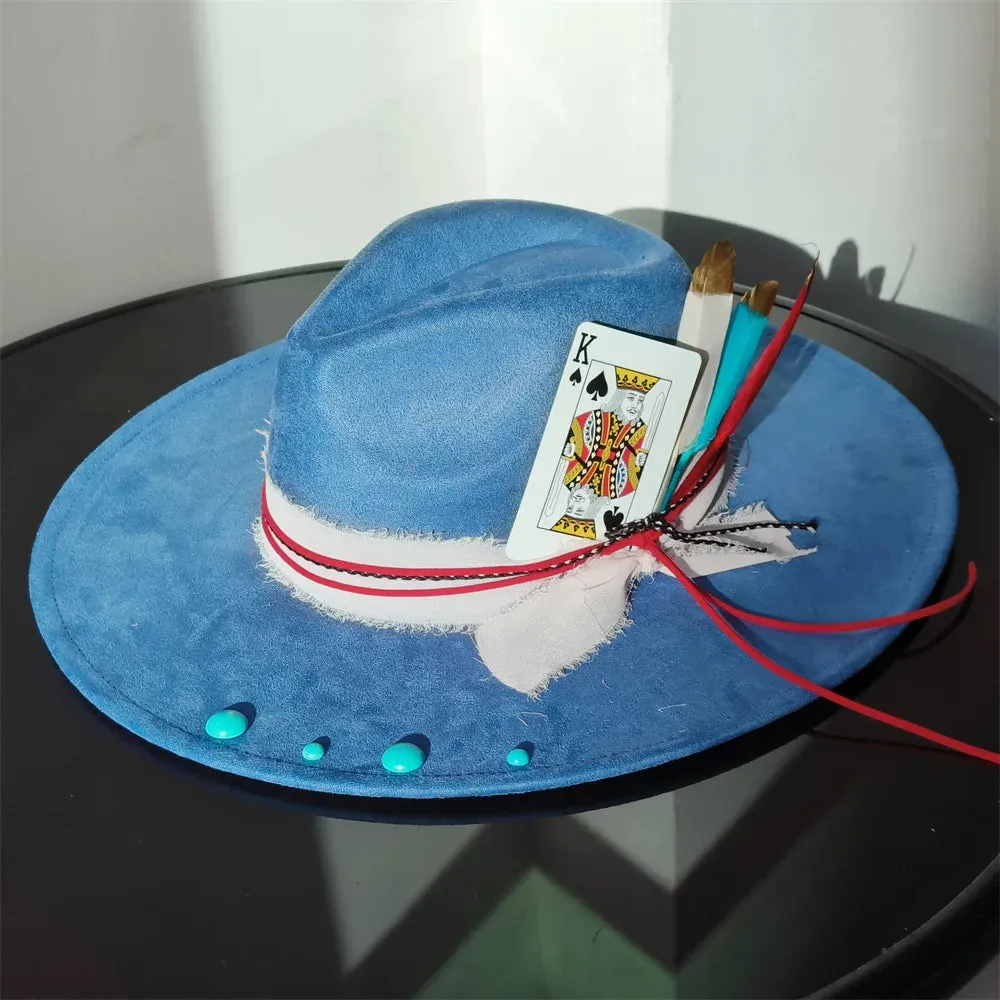 TEEK - Retro Suede Fedora Hat