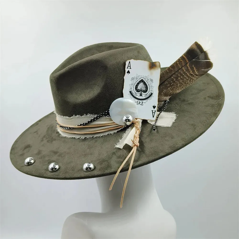 TEEK - Retro Suede Fedora Hat