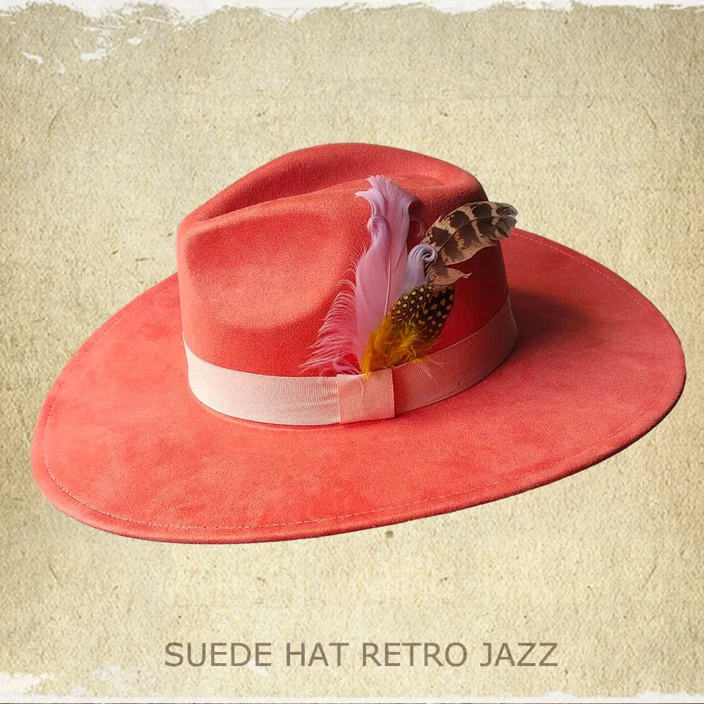 TEEK - Retro Suede Fedora Hat