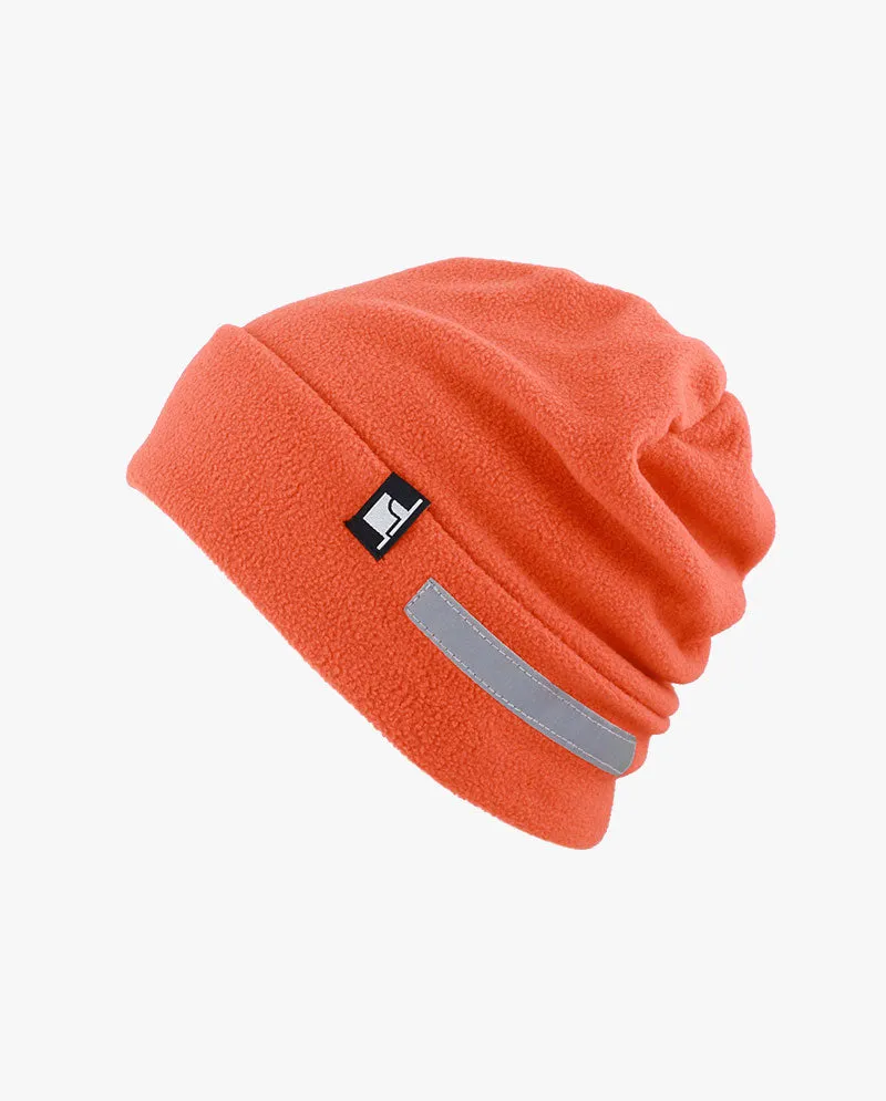 The Hat Depot - Reflective Safety Fleece Beanie