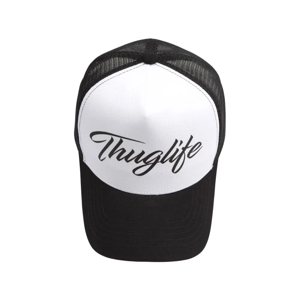 Thuglife Print Mesh Trucker Snapback Hat Hiphop Baseball Cap ALM1504